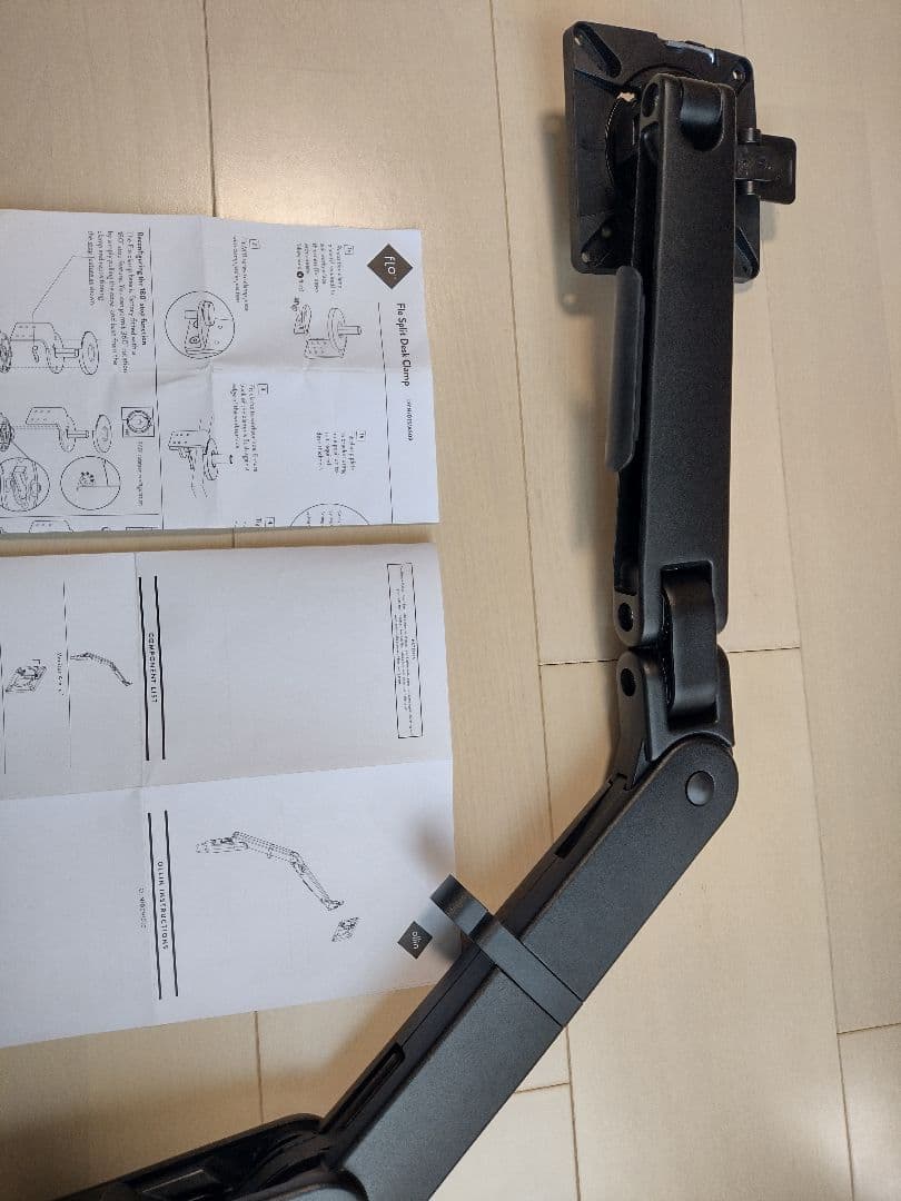 ハーマンミラー　モニターアーム　Herman Miller Ollin　ブラック