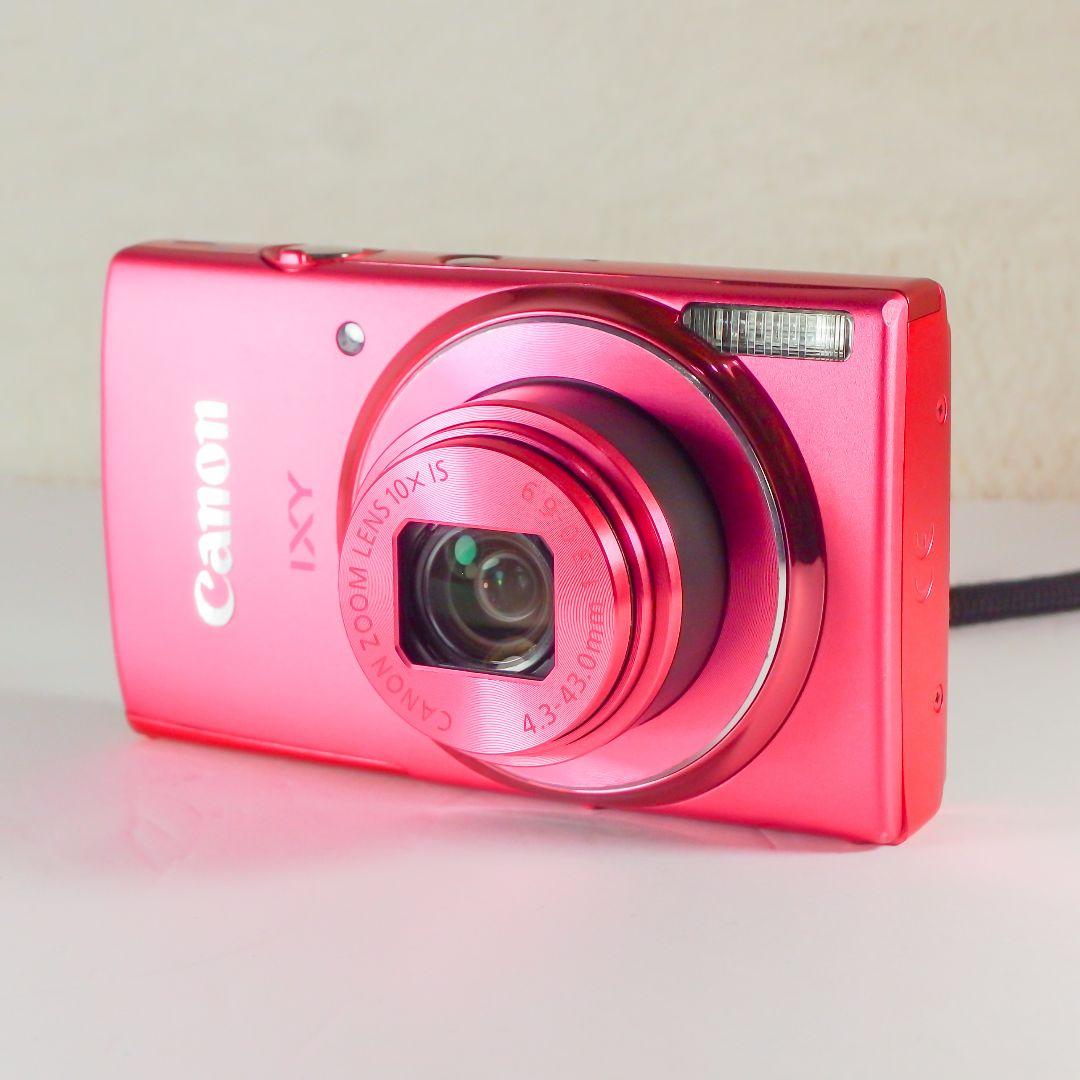 完動美品 Canon キヤノン IXY 140 ピンク 社外バッテリー充電器