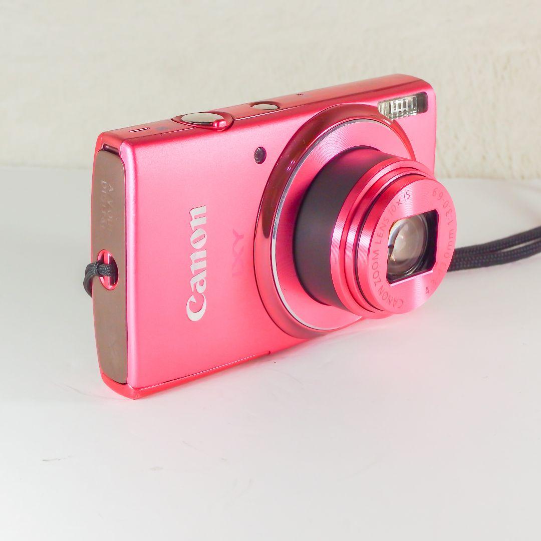 完動美品 Canon キヤノン IXY 140 ピンク 社外バッテリー充電器