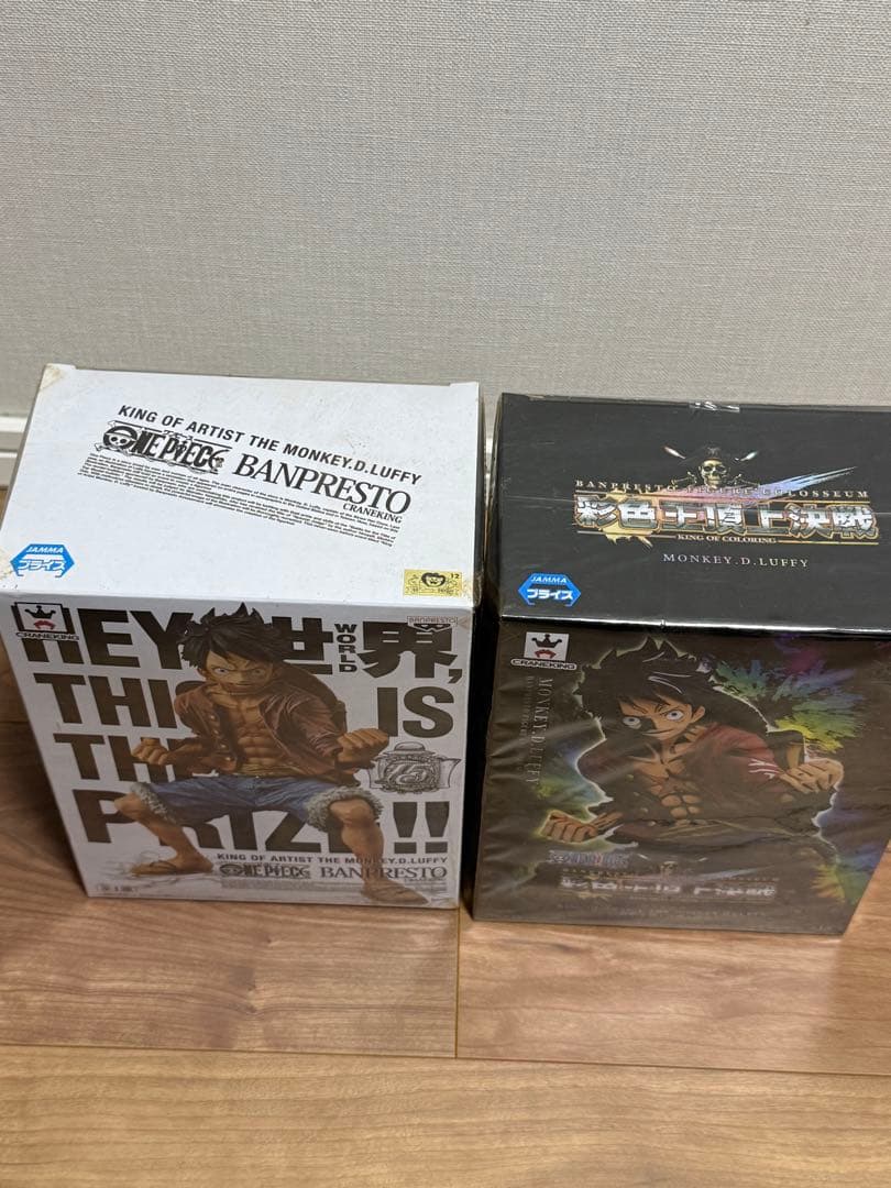 ワンピース彩色王頂上決戦ルフィ15周年アニバーサリーフィギュアセット
