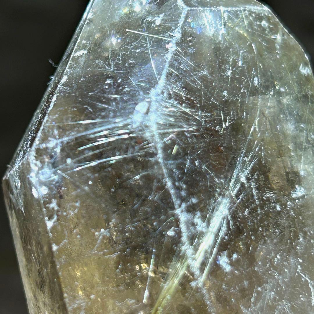 ☆別格高級品！スモーキー　ルチル　水晶　原石　クラスター　帝王秘宝⑥！極美