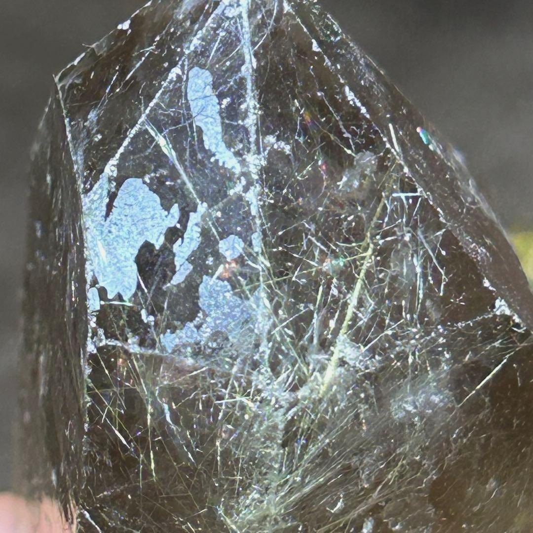 ☆別格高級品！スモーキー　ルチル　水晶　原石　クラスター　帝王秘宝⑥！極美