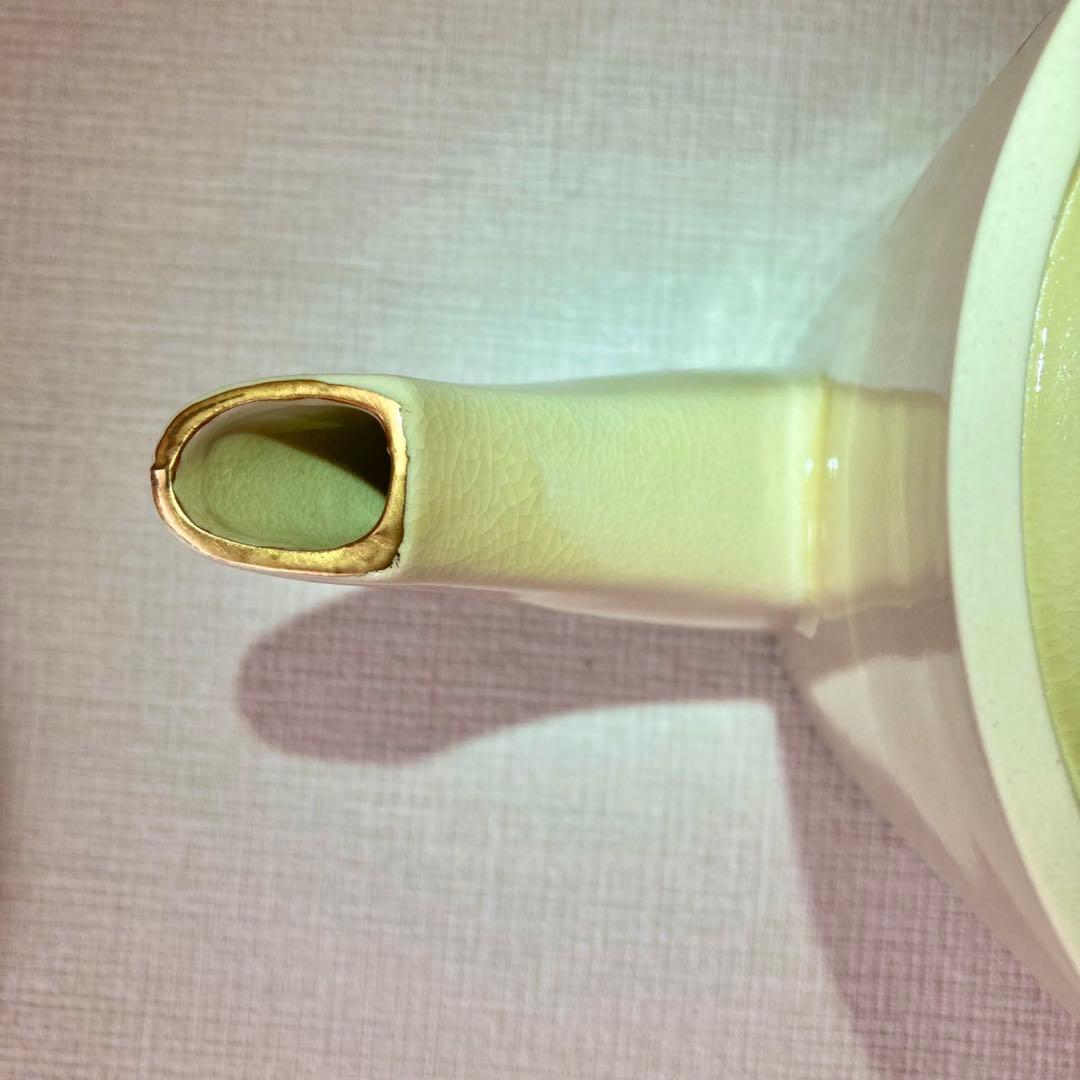 清水焼 片口水次 銀杏 水注 茶道具 京焼