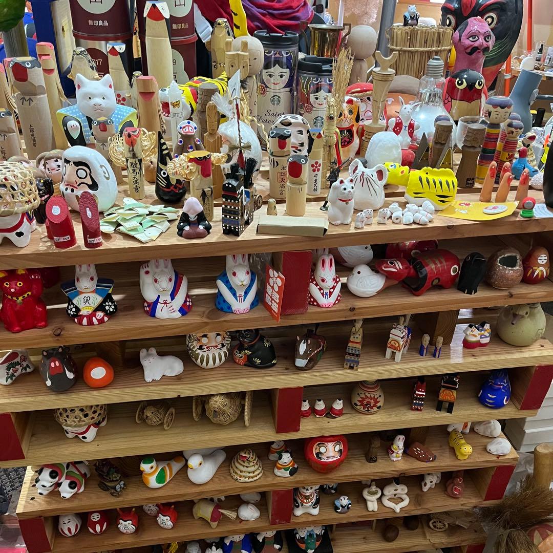 無印良品福缶吉備津人形達磨縁起物だるまダルマ郷土玩具川崎巨泉廃絶民芸品廃番セット