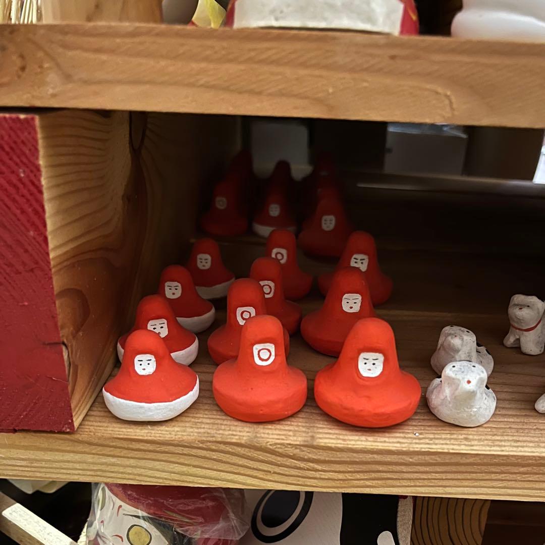 無印良品福缶吉備津人形達磨縁起物だるまダルマ郷土玩具川崎巨泉廃絶民芸品廃番セット