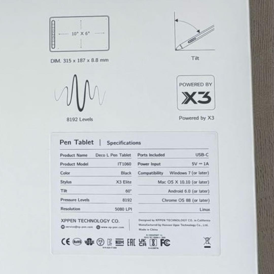 【値下げ】XP-PEN Deco L PenTablet 本体 エックスピーペン