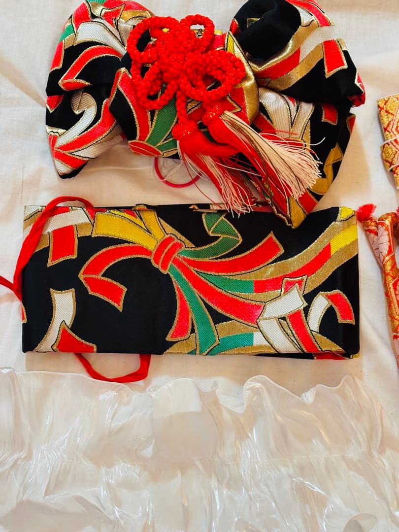 七五三用 赤色 着物 セット