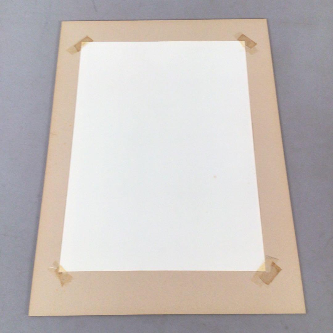 No3884  額装　岩田専太郎　美人画　女性画　水彩画　絵画　アート　送料無料