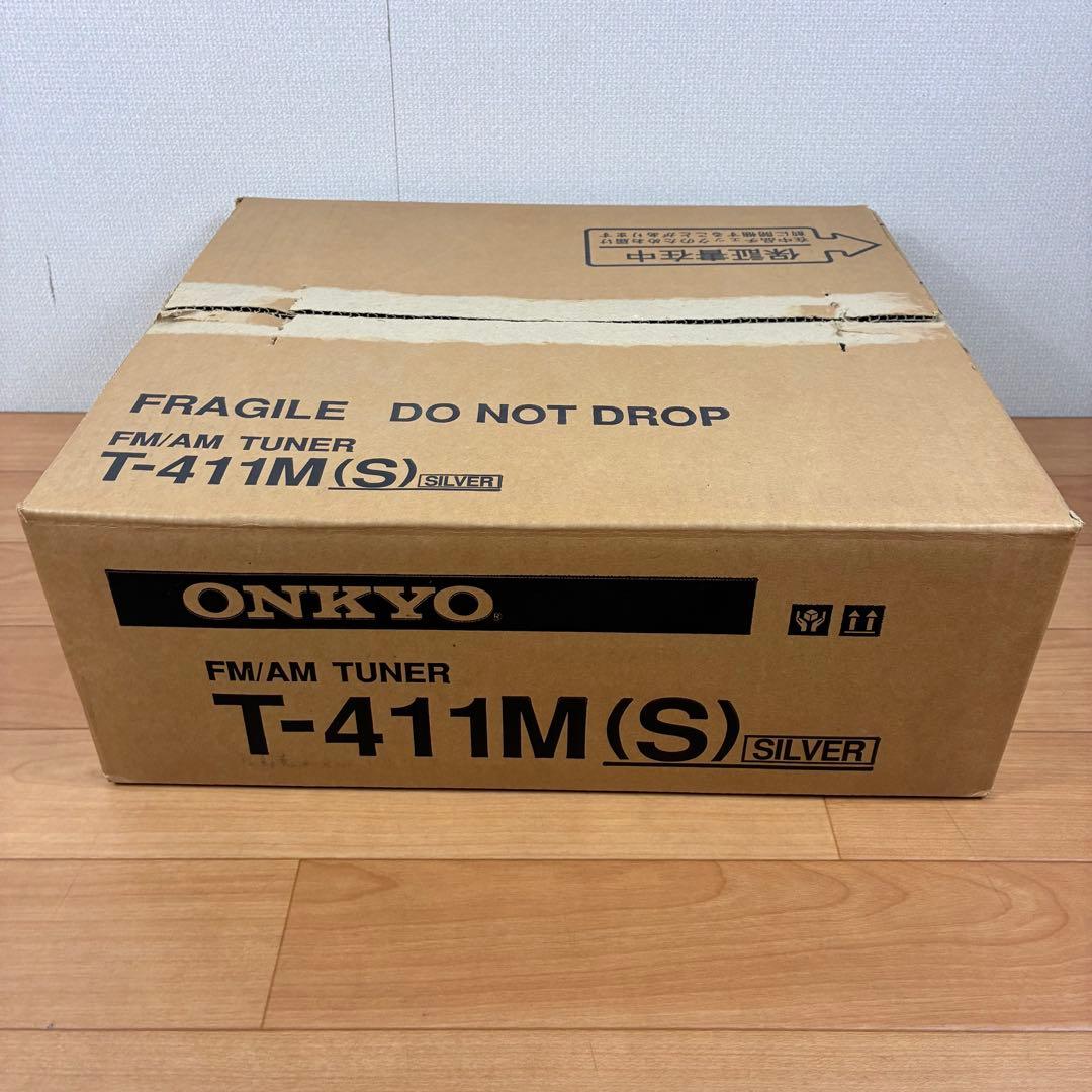 ONKYO FM/AMチューナー T-411M INTEC シルバー