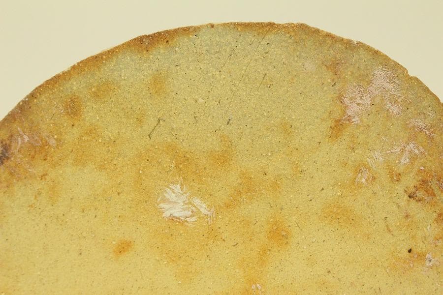 茶道具 信楽水指 刻 花月 在銘 共箱 美品(LC962)