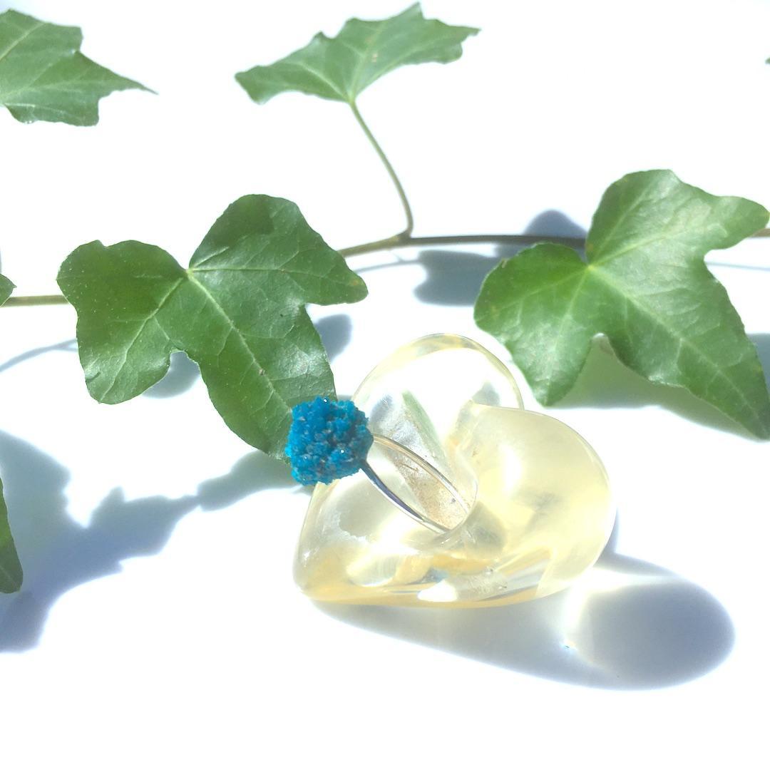 【Silver925】＊カバンサイト原石リング＊〜NaturalBreeze