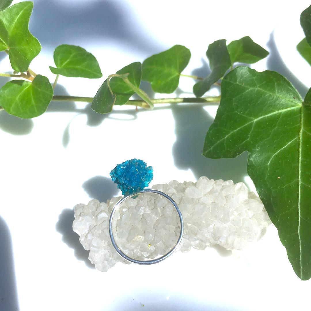 【Silver925】＊カバンサイト原石リング＊〜NaturalBreeze
