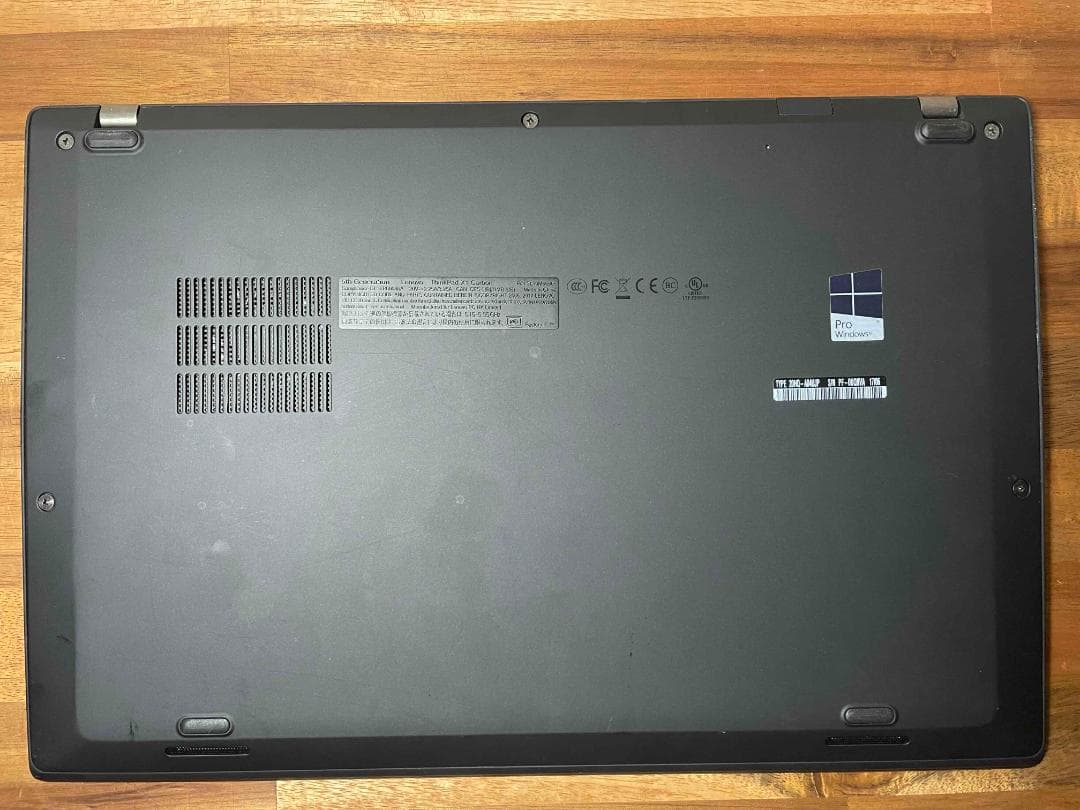 Win11搭載 X1 Carbon 第7世代i5 メモリ8GB SSD128GB