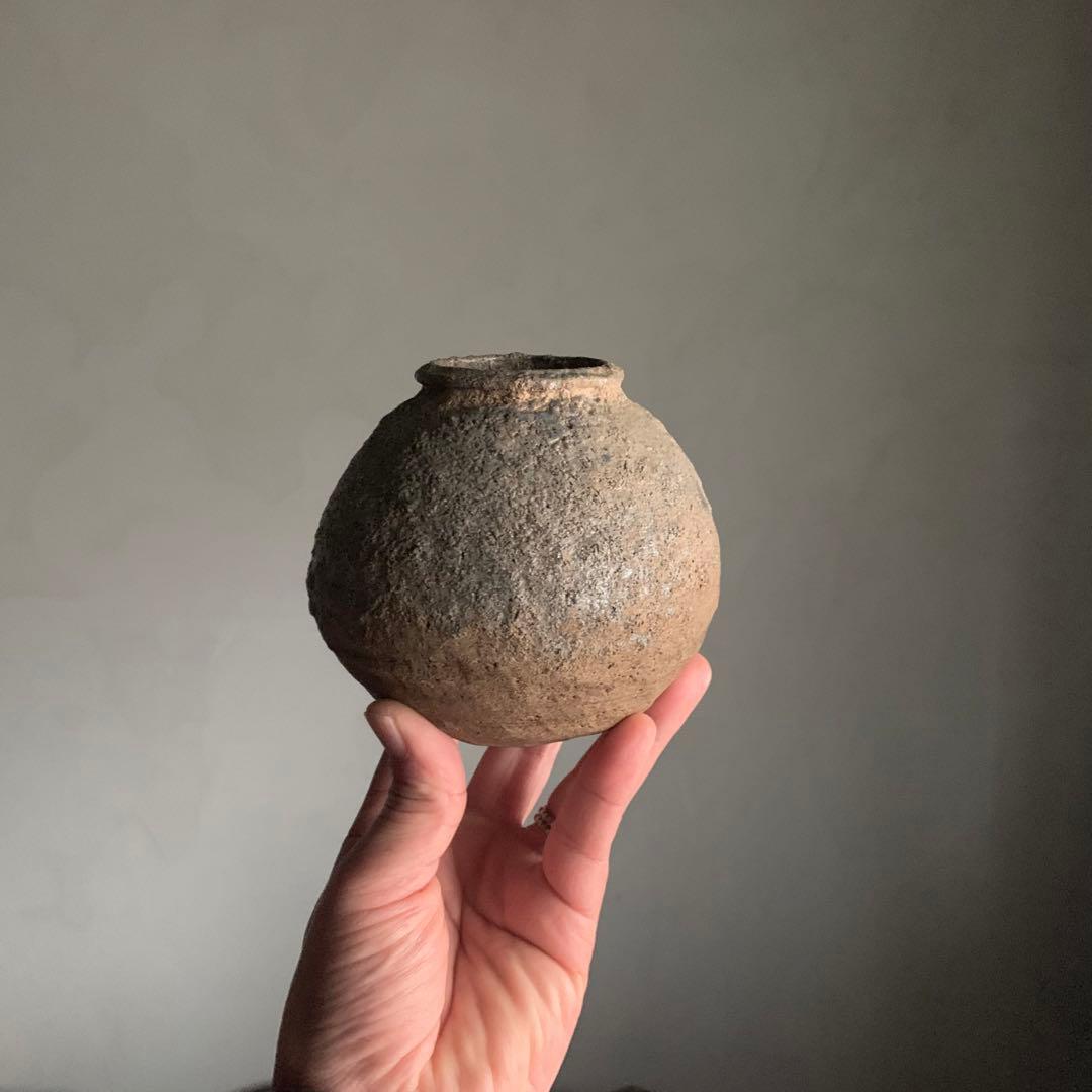 発掘の 小壺 高麗か？ 古美術 古道具 アンティーク