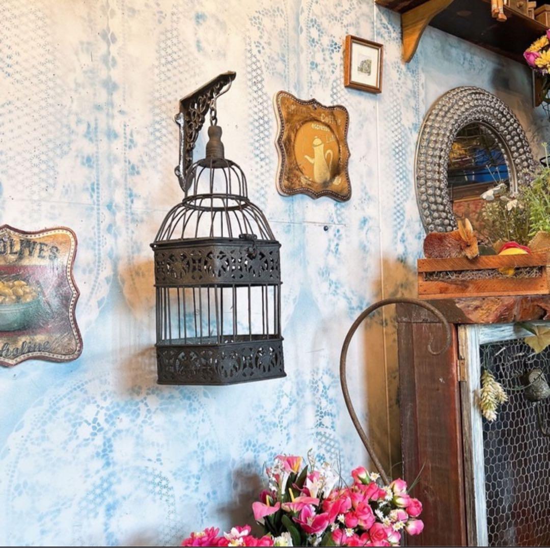 アンティークな部屋/ ガーデンオーナメント/ バードケージ & ハンギングフック