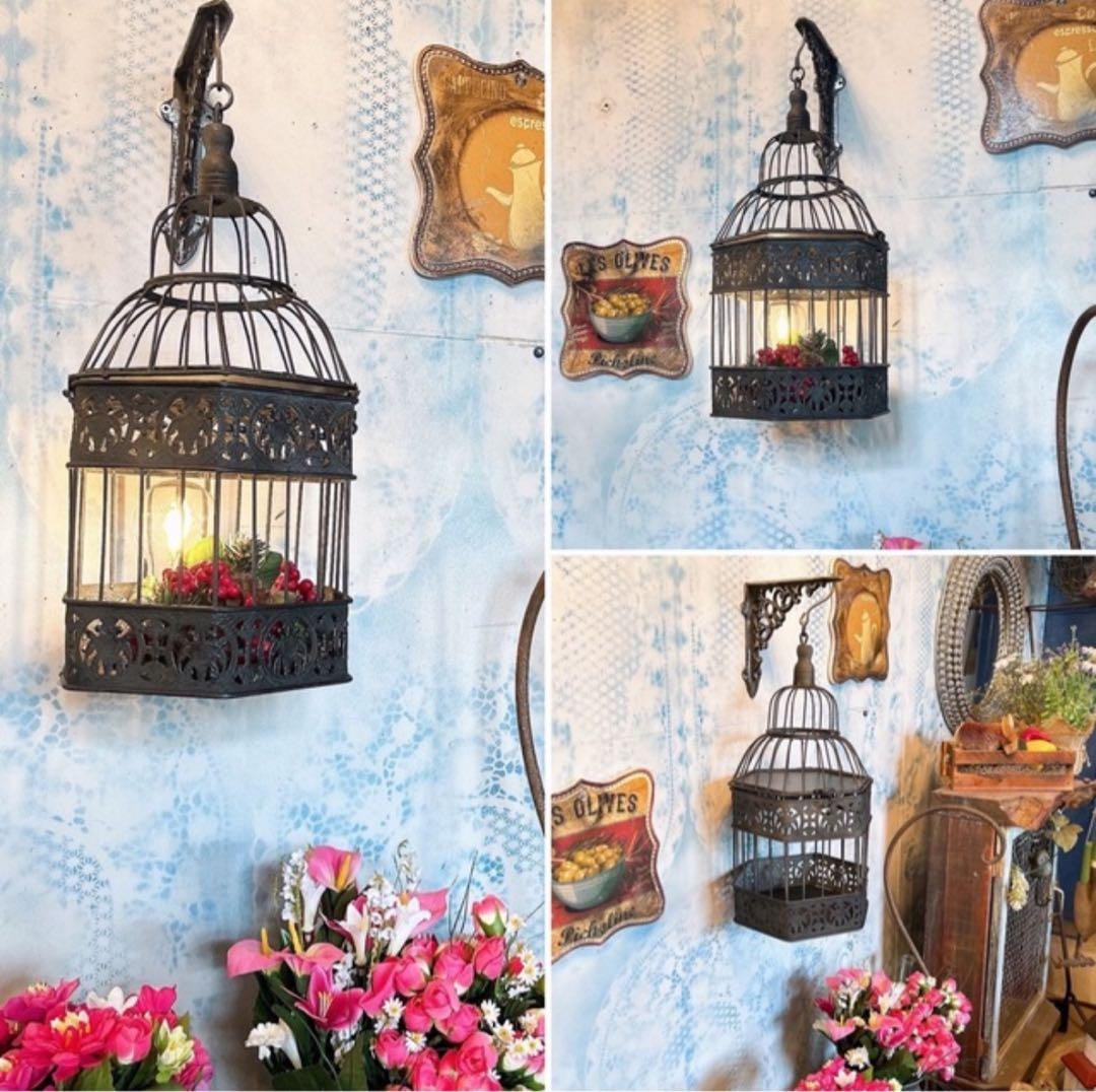 アンティークな部屋/ ガーデンオーナメント/ バードケージ & ハンギングフック