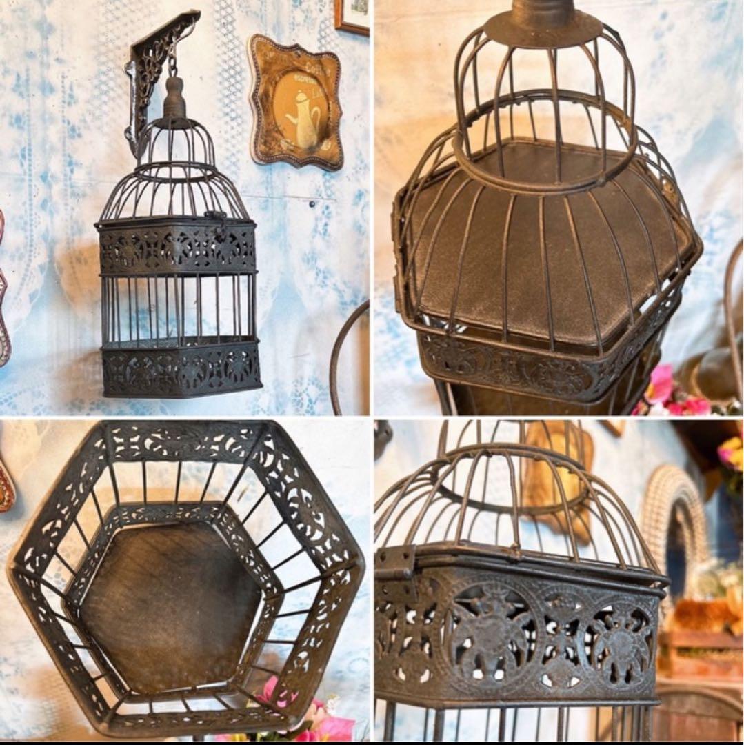 アンティークな部屋/ ガーデンオーナメント/ バードケージ & ハンギングフック