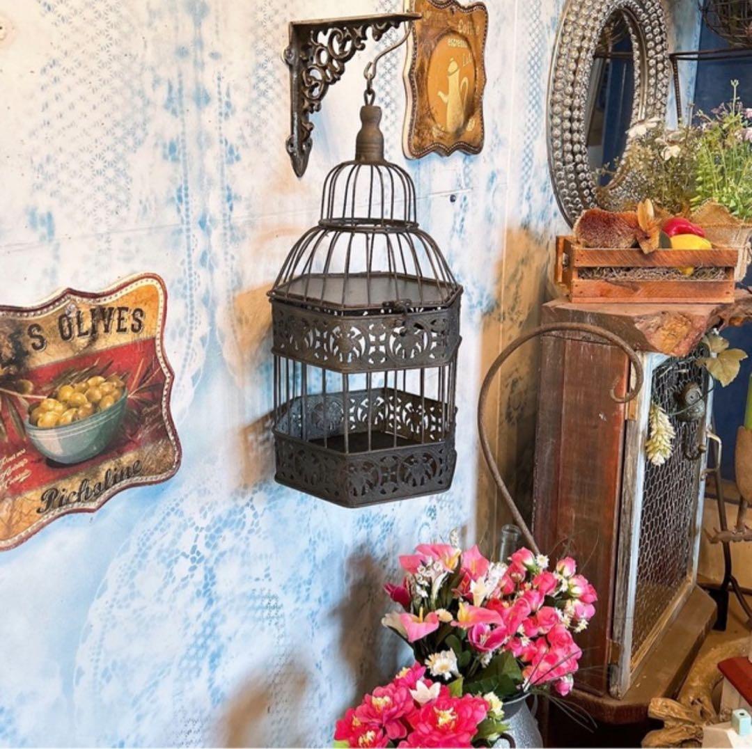 アンティークな部屋/ ガーデンオーナメント/ バードケージ & ハンギングフック