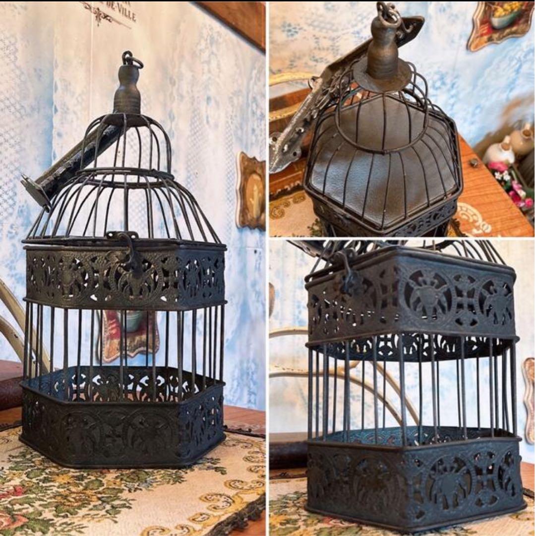 アンティークな部屋/ ガーデンオーナメント/ バードケージ & ハンギングフック