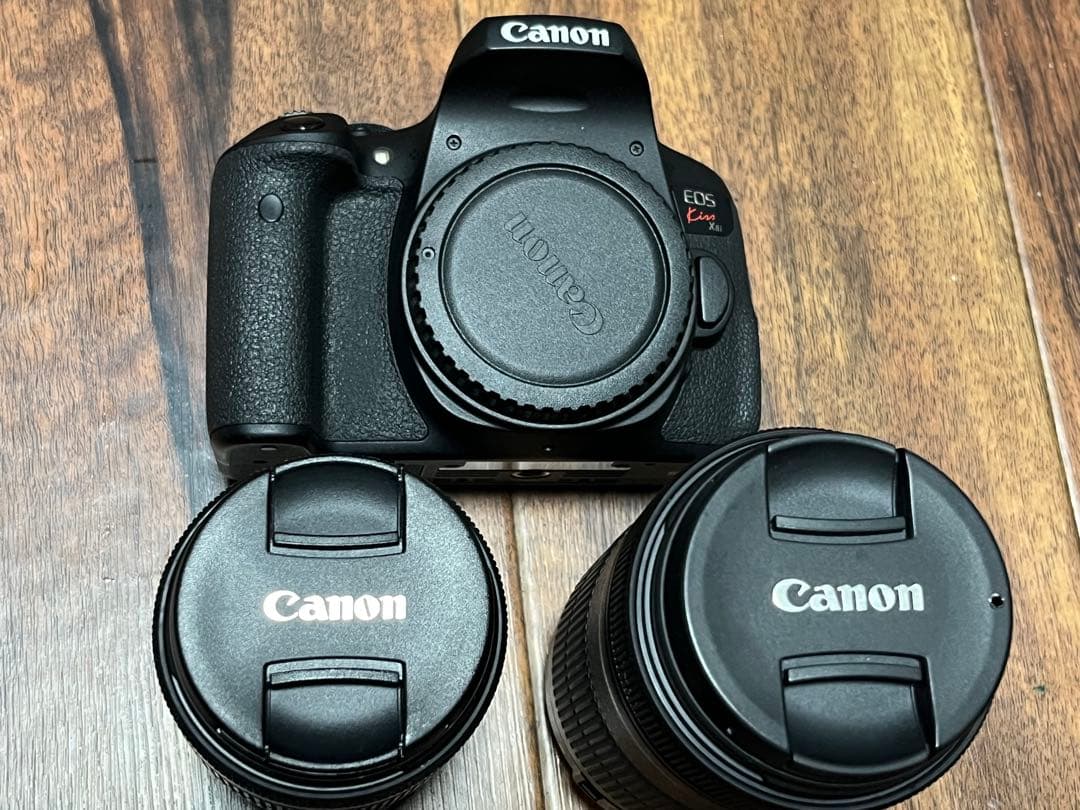Canon EOS kiss x8i ダブルレンズ デジタル一眼