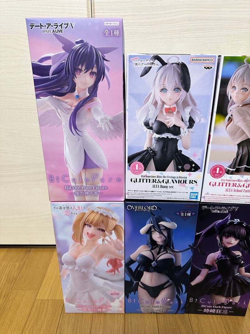 美少女フィギュア　6体セット　時崎狂三　アルベド　嘉多川海夢　アーリャ