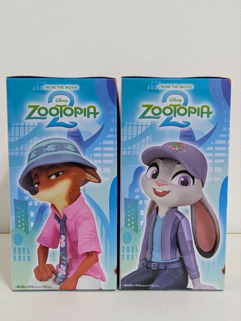 ズートピア フィギュア 1番くじ ニック ジュディ