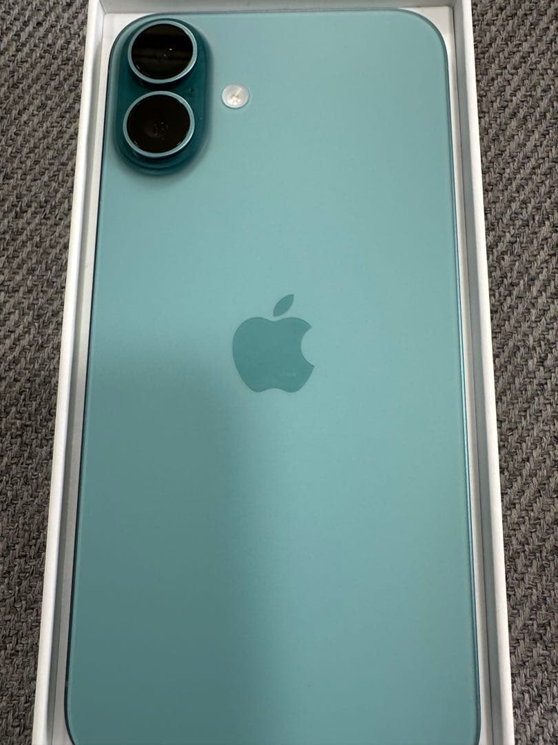 開封済未使用 iPhone16Plus 128GBティールSIMフリー