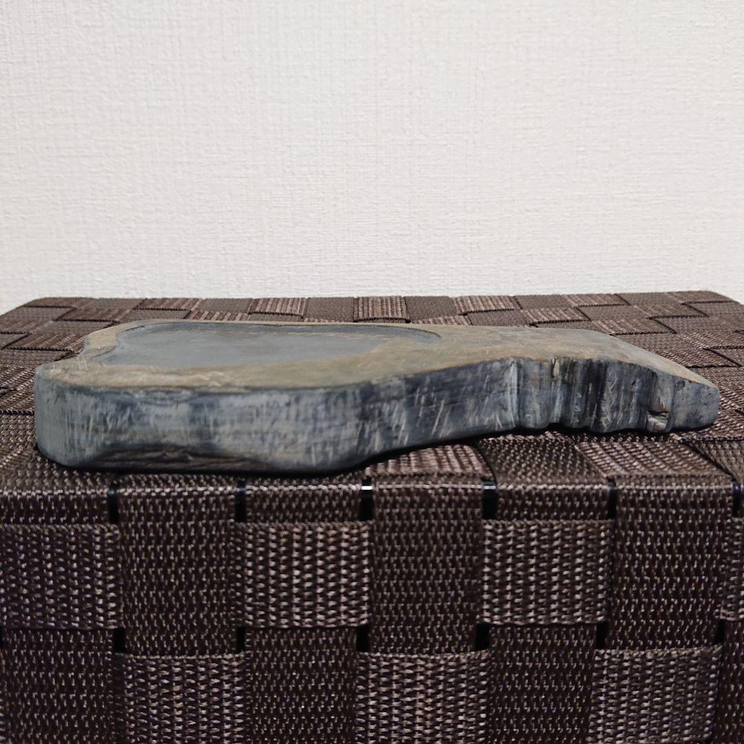 中国硯 歙州硯 歙州金暈硯 歙州石 書道具 証明書付