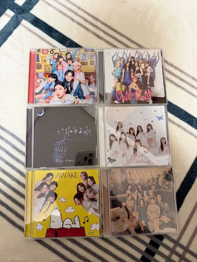 NiziUトレカケース ポップアップ リクうちわ付き