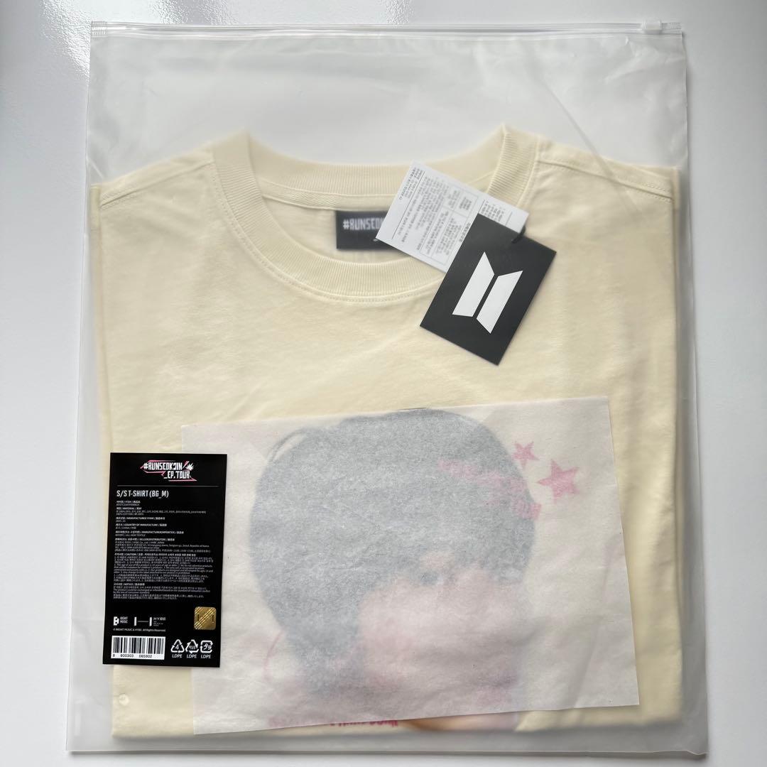 BTS RUNSEOK Jin 韓国 限定 顔 tシャツ コヤン Mサイズ