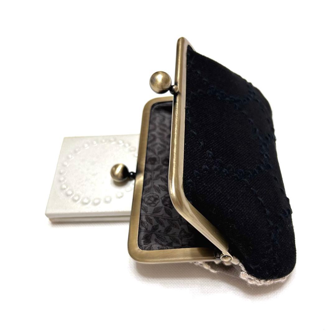 ミナペルホネン　ハンドメイド　がま口⭐️chum tarte⭐️財布　ポーチ