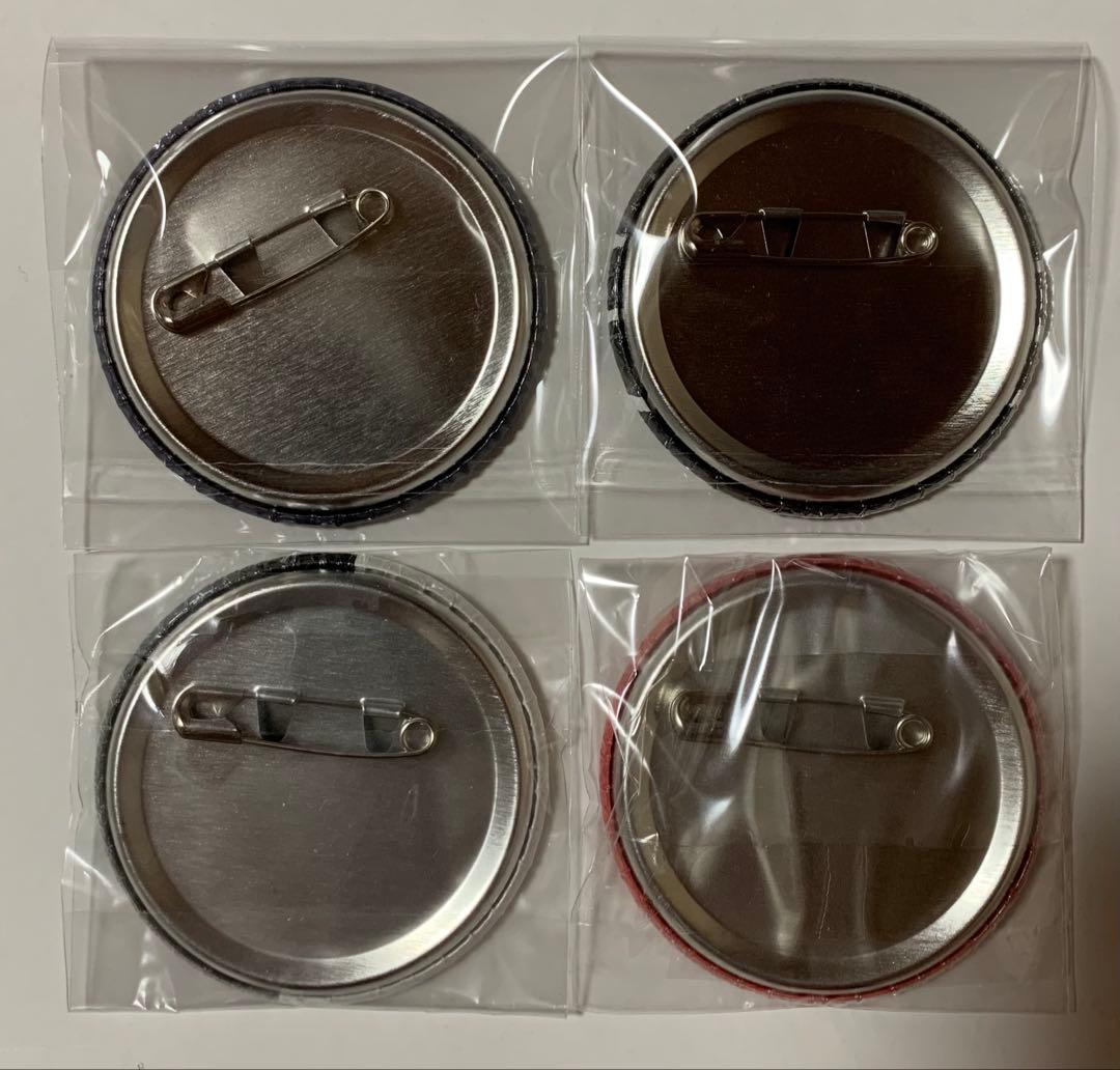 level3 缶バッジ キヨ ガッチマン レトルト ロゴ4点セット