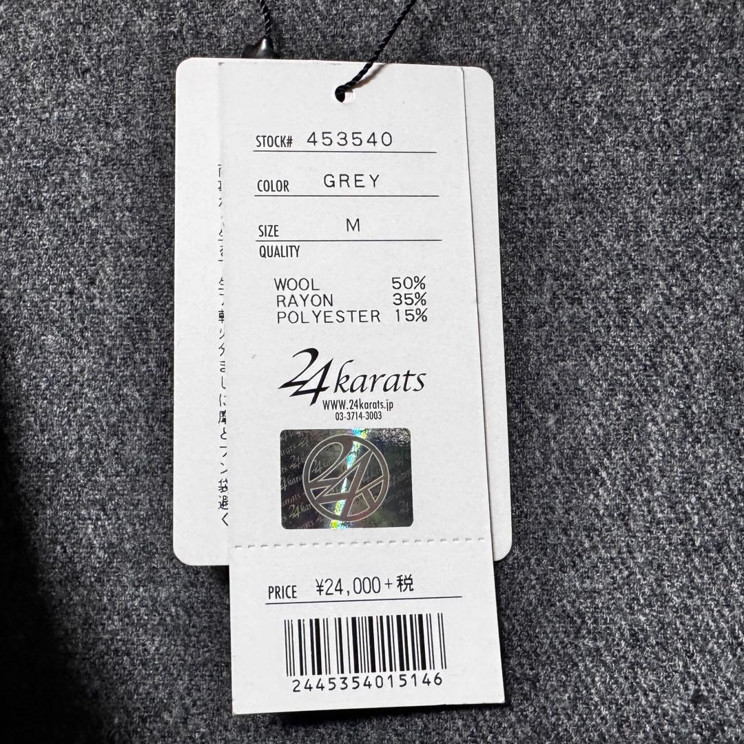 24karats トゥエンティフォーカラッツ ウール シャツ ジャケット グレー