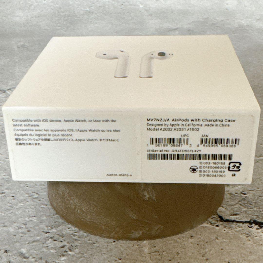 【極美品】Apple AirPods 第2世代 MV7N2J/A 正規品