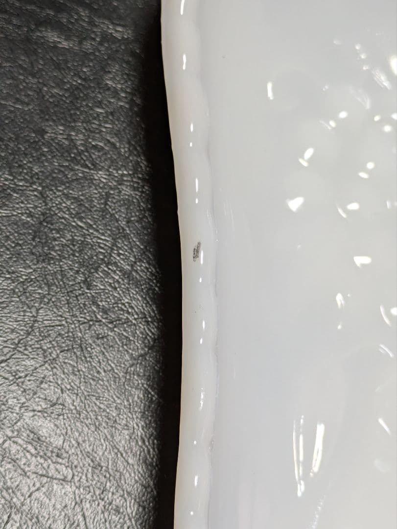 ビンテージ　ミルクグラス 洋梨型　プレイト　４個