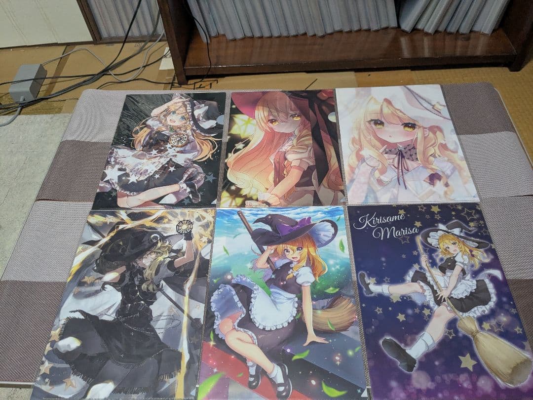 東方project　霧雨魔理沙 A4クリアファイル 14枚セット②