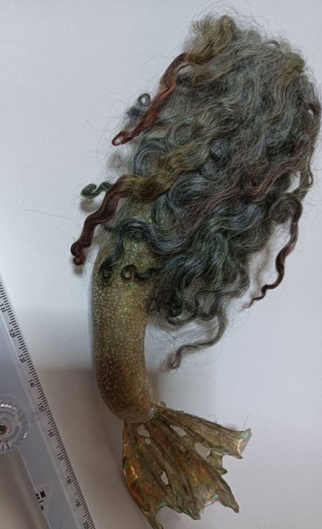 樹脂粘土ベビーマーメイド人形創作人形粘土人形