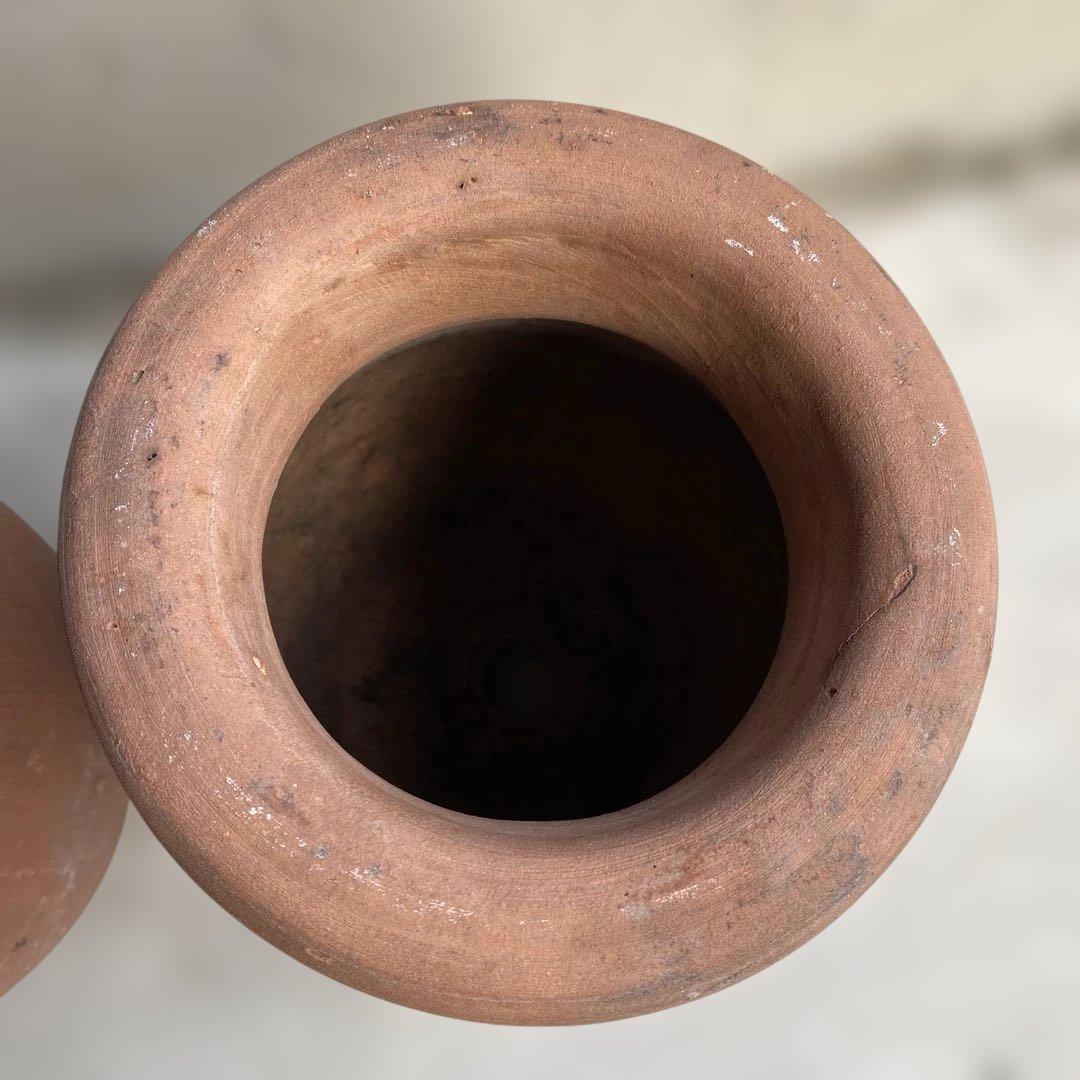 タコツボ　蛸壺　たこ壺　素焼き　2個