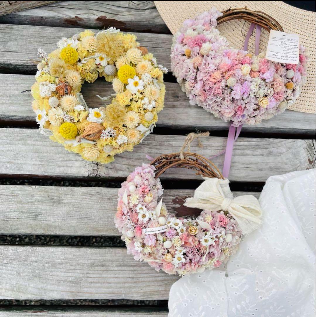 スターチス リース　ドライフラワー　スワッグ