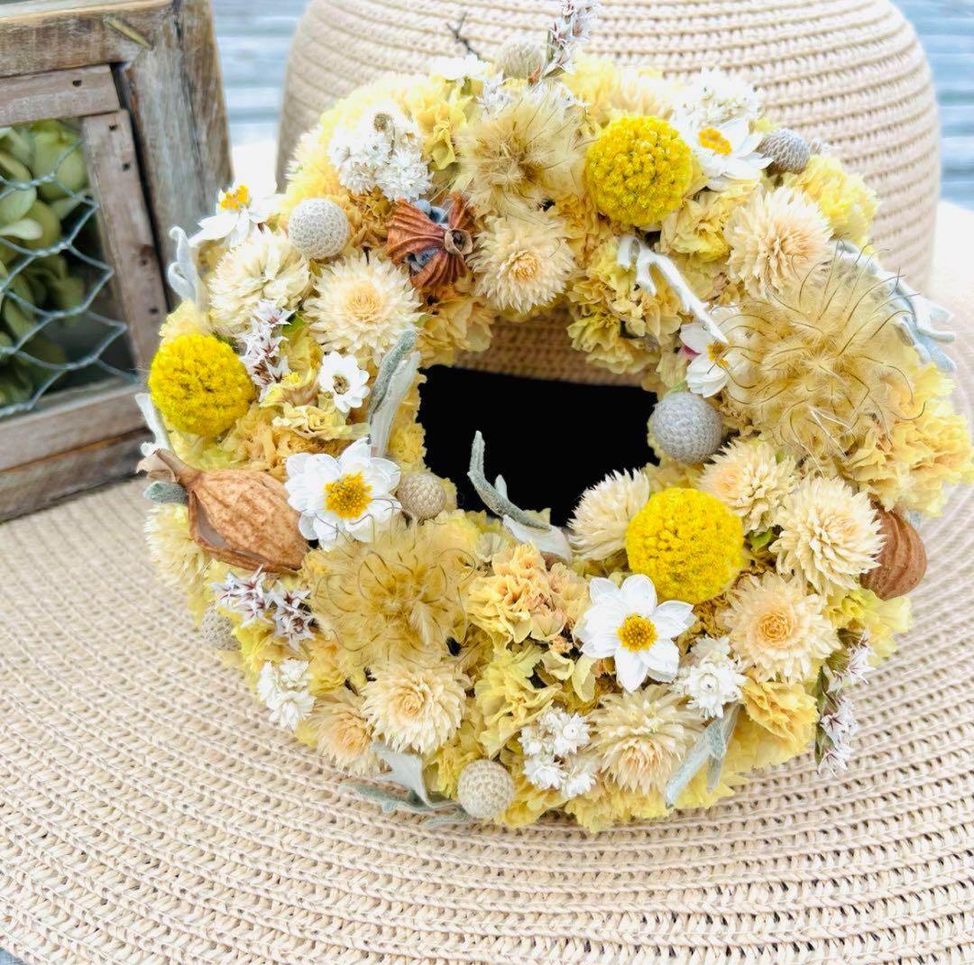 スターチス リース　ドライフラワー　スワッグ