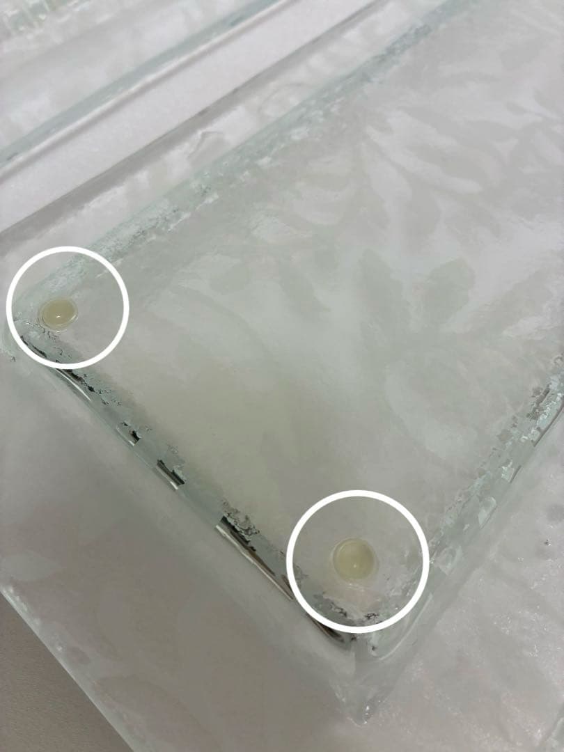 グラススタジオ　 長方形プレート2枚セット