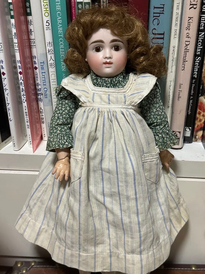 アンティーク　ビスクドール　 ケストナー　初期モールド　キャビネットサイズ