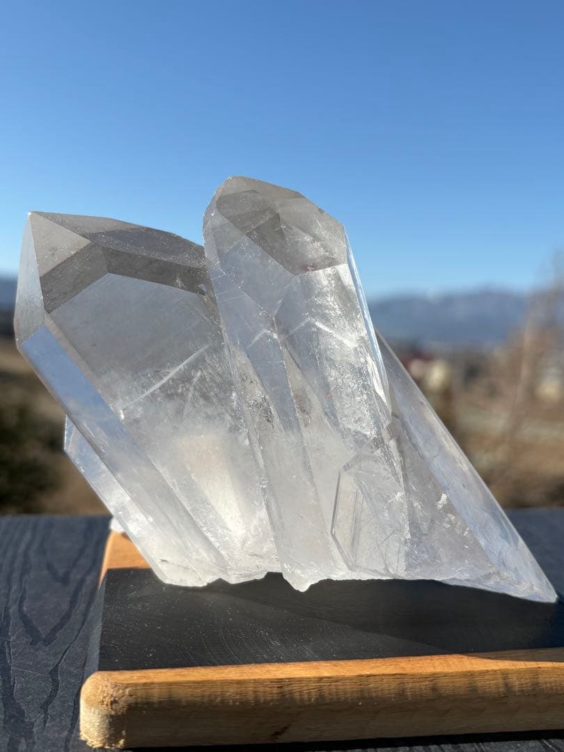 ❤️❗️ヒマラヤ　0.5kg 強いパワー　極みの逸品　クラスター　柱　水晶