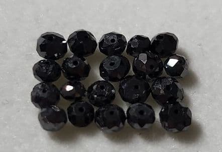 天然ブラックダイヤモンド 穴あり 2315