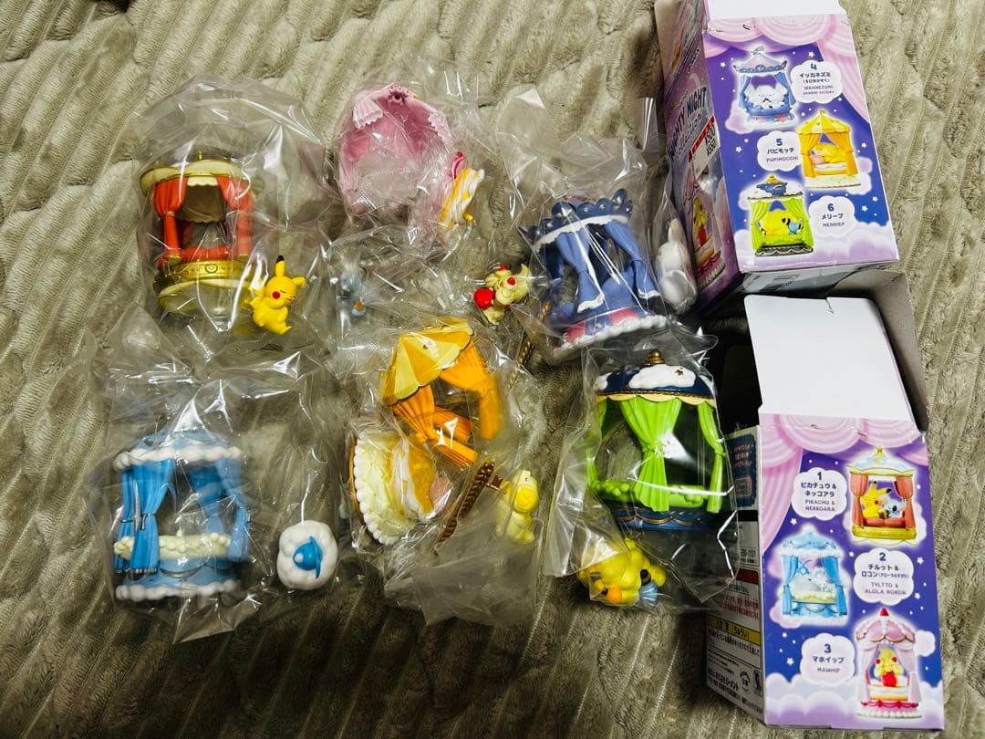 ポケモン　ナイティナイトコレクション　全種セット　フィギュア