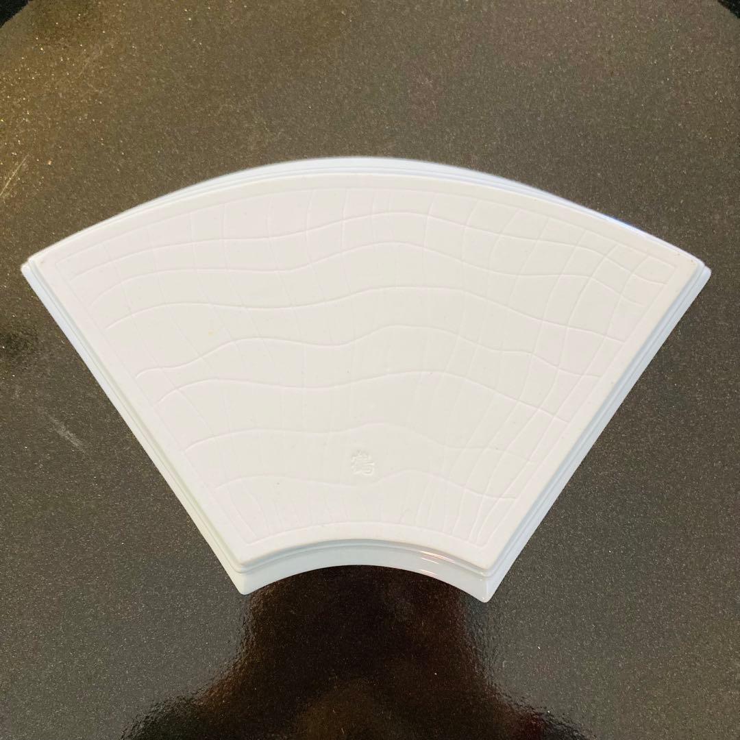 有田焼 緑彩小花 回転オードブル皿セット 『大』回転台 食器６点セット