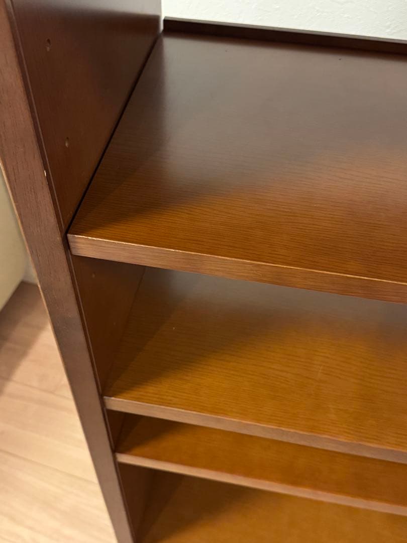 【カリモク60 オープンシェルフ】美品　ウォールナット