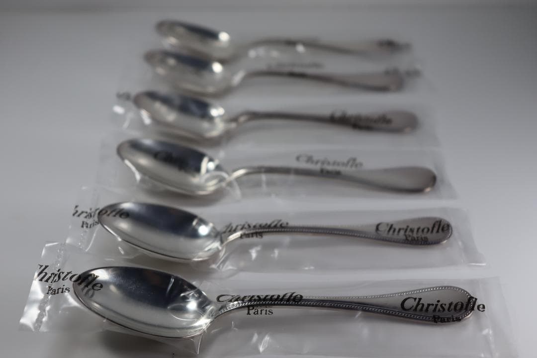 クリストフル■コーヒースプーン2本組■未開封・未使用品です■人気の『パール』です