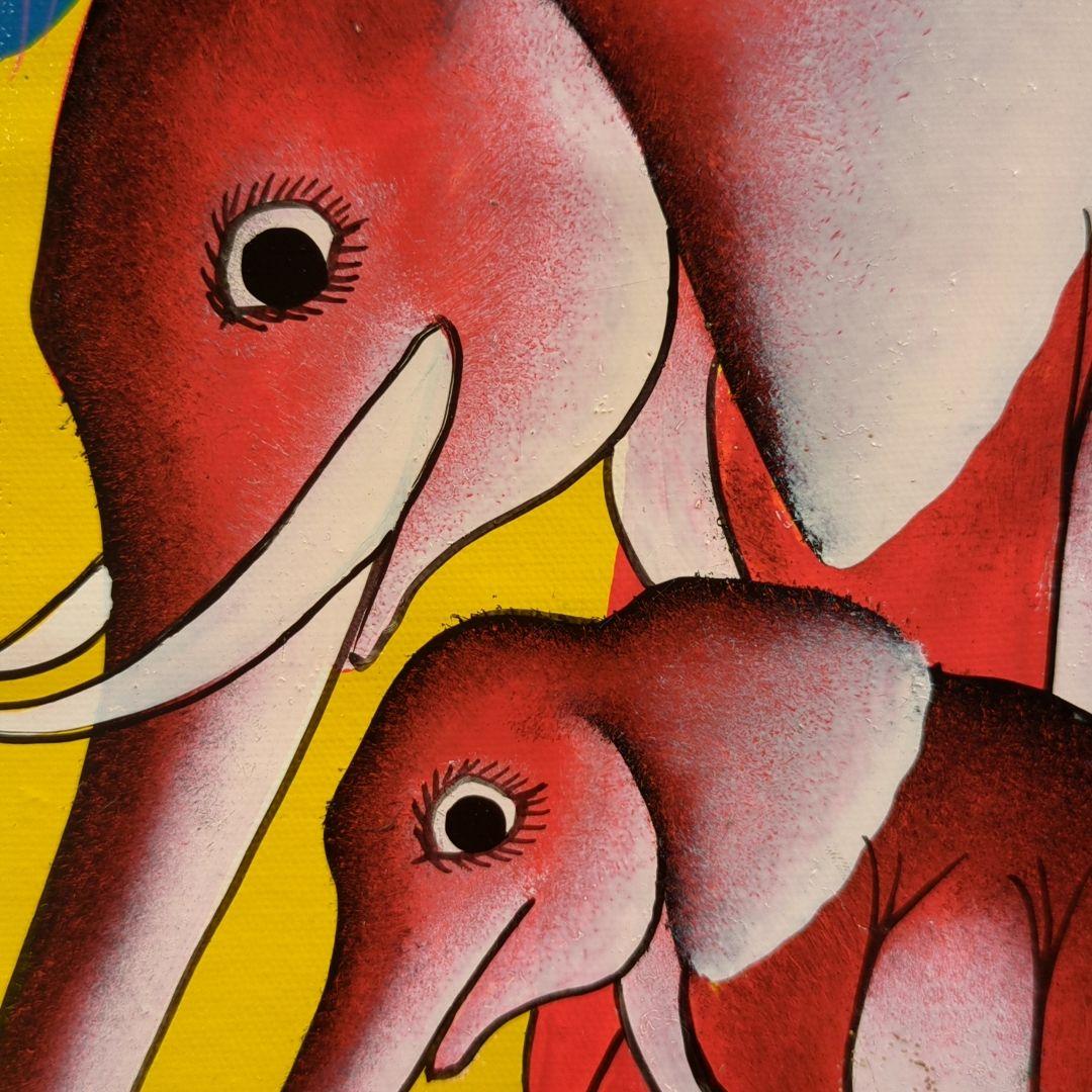 『 Tembo family 』by Zuberi 20*20cm