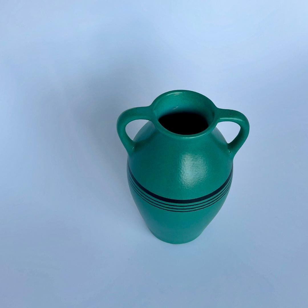 フラワーベース　アールデコ　オランダ陶器　花瓶　ゴーダ　アールヌーボー